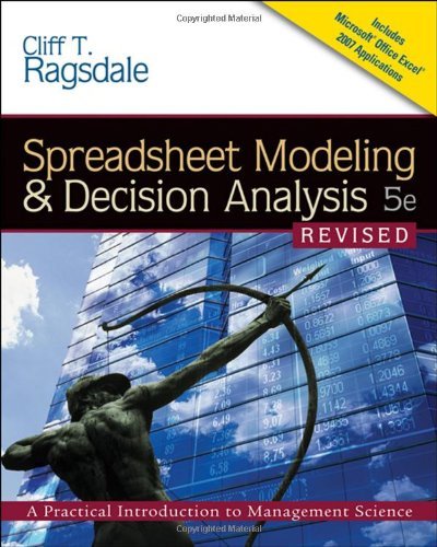 Spreadsheet modeling & Decision analysis